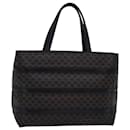 Bolso de mano de lona Macadam CELINE en cuero PVC negro Auth bs16154 - Céline