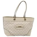 Sac fourre-tout Guccissima en toile GG Gucci blanc 145993 Auth 78358