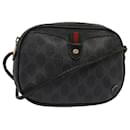 Bolso de hombro GUCCI GG Supreme Web Sherry Line PVC Negro 89 02 066 Auth 82869 - Gucci