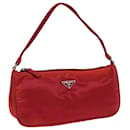 Pochette Accessoire en Nylon Rouge Auth 83154 - Prada