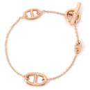 Pulseira charm Hermes em ouro rosa - Hermès