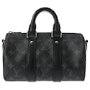 Louis Vuitton Monogram Eclipse Keepall Bandouliere 25 Handbag