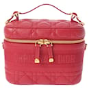 Christian Dior Diortravel Vanity Small Red Shoulder Bag