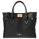 Borsa Louis Vuitton Monogram On My Side MM Noir