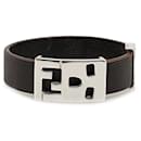 Braunes Fendi-Lederarmband