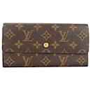 Louis Vuitton Monogram Sarah Langbörse aus Canvas