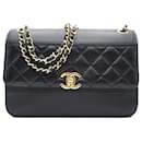 Bolsa Crossbody CC em Caviar Preto Chanel