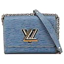 Bolso cruzado Blue Louis Vuitton Epi Denim Twist MM