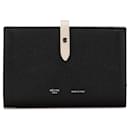 Black Celine Large Bicolor Leather Multifunction Strap Wallet - Céline