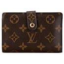 Brown Louis Vuitton Monogram French Purse Small Wallets