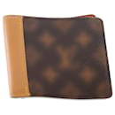 Brown Louis Vuitton Blurry Monogram Slender Wallet