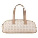 Beige Chanel New Travel Line Handbag