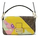 Fendi Schultertasche Zucca Baguette Antonio Lopez Medium