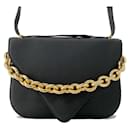 Bottega Veneta Black Leather Shoulder Bag