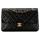 Borsa a spalla con catena Chanel Matelassé 25 Double Flap