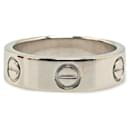 Cartier K18WG White Gold Love Ring #51