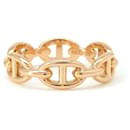 Hermes Chaine d'Ancre Band Ring in Pink Gold - Hermès