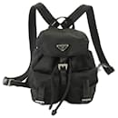 Prada Tessuto Nylon Triangle Backpack Bag