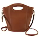 Bolsa de ombro de couro Coach