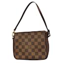 Pochete Louis Vuitton Damier Truth Maquiagem N51982 Ébano