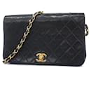 Chanel Black Lambskin Shoulder Bag