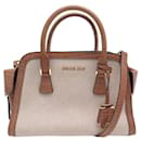 SAC A MAIN MICHAEL KORS HARPER 30T5GRPS2 TOILE ET CUIR FACON CROCO HAND BAG - Michael Kors