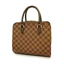 Sac à main Louis Vuitton Damier Triana N51155 Ébène