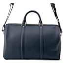 Louis Vuitton Cobalt Calf Leather Boston Bag