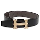 Hermes Constance Reversible H Belt - Hermès