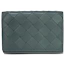 Bottega Veneta Gray Calfskin Card Case