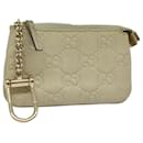 GG Canvas Guccissima Münzbörse Beige 233183 Auth ac3151