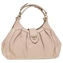 Salvatore Ferragamo Gancini Handtasche aus Leder, rosa, authentisch yk13740