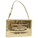 LOUIS VUITTON Monogram Miroir Pochette Plat Clutch Tasche Gold M95278 Auth 82359 - Louis Vuitton