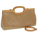 LOUIS VUITTON Vernis Roxbury Drive Handtasche 2Way Noisette M91391 LV Auth 84043 - Louis Vuitton