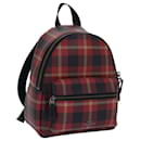 Mochila Coach em couro PVC vermelho Auth am6573