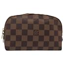 LOUIS VUITTON Damier Ebene Pochette Cosmetic PM Pouch N47516 LV Auth 81069 - Louis Vuitton