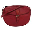 LOUIS VUITTON Epi Jeune Fille MM Sac à épaule Rouge M52157 LV Auth 82372 - Louis Vuitton