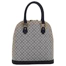 LOUIS VUITTON Monogram Mini Alma Haut Handtasche Blau M92202 LV Auth 83567 - Louis Vuitton