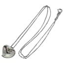 TIFFANY&Co. heart Necklace Silver Auth 81939 - Autre Marque