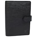 LOUIS VUITTON Epi Agenda PM Couverture de Planificateur de Jour Noir R20052 LV Auth bs16117 - Louis Vuitton