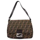 Fendi Zucca Nylon Canvas Handbag