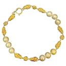 Chanel Vintage necklace with pearls and golden nuggets