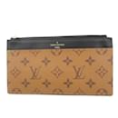 Porte-monnaie long Louis Vuitton Monogram Reverse