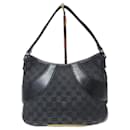 GUCCI Monogram Curved Hobo GG Canvas with Leather Bag - Gucci