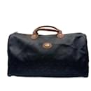 Christian Dior Vintage Large Honeycomb Duffel Boston Bag