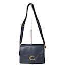 Coach C Navy Leather Tabby Crossbody Bag