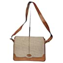 Borsa messenger/crossbody vintage Celine marrone/beige - Céline