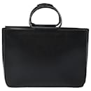 GUCCI Hand Bag Leather Black 002.3754.0459 Auth bs16104 - Gucci