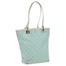 GUCCI GG Canvas Shoulder Bag Blue White 002 1099 Auth 82826 - Gucci