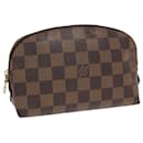 LOUIS VUITTON Kosmetiktäschchen PM Damier Ebene N47516 LV Auth 82978 - Louis Vuitton